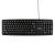 Клавиатура проводная Гарнизон GK-100L, мембранная, 104 клавиш, защита от брызг, кабель 1.8м, черная [21375]
