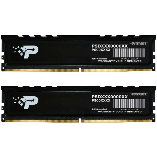 Оперативная память Patriot Signature Premium DDR5, 16Gb (2x8 Gb), 4800 MHz [PSP516G4800KH1]