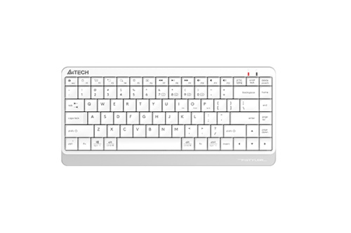 Клавиатура A4Tech Fstyler FBK11 беспроводная USB, Bluetooth/Радиоканал, белый/серый [FBK11 WHITE]