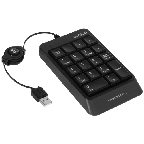 Числовой блок A4Tech Fstyler проводной, USB, серый [FK13]