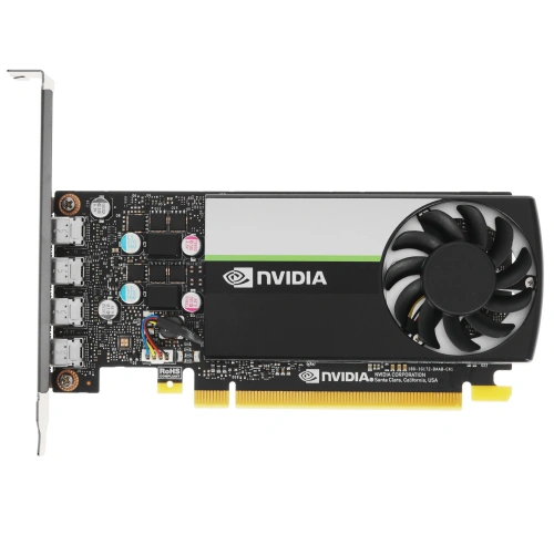 Видеокарта VGA PNY NVIDIA QUADRO T1000, 4 GB GDDR6/128 bit, PCI Express 4.0 x16 [VCNT1000-SB]