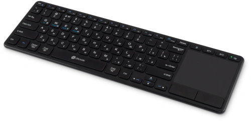 Клавиатура Оклик K614W черный USB беспроводная slim Multimedia Touch (1979327) [1979327]