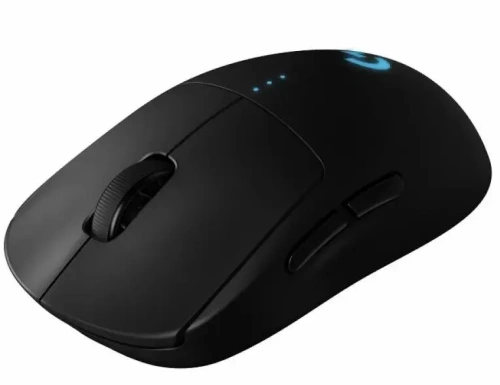 Мышь беспроводная/проводная Logitech G PRO черный, 25600 dpi, кнопки - 7 [910-005273]