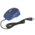 Мышь проводная Qumo Office Enigma M59 синий, 2400 dpi, USB, кнопки - 7 [24278]