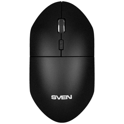 Мышь беспроводная SVEN RX-515SW черный, 1600 dpi, радиоканал, USB, кнопки - 4 [SV-019969]