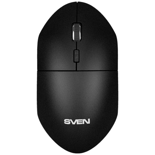 Мышь беспроводная SVEN RX-515SW черный, 1600 dpi, радиоканал, USB, кнопки - 4 [SV-019969]