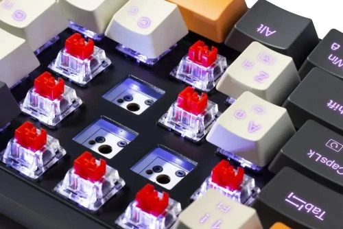 Клавиатура Redragon Caraxes Pro (71554) беспроводная, USB, Bluetooth/Радиоканал, черный [71554]