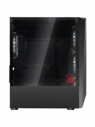 Компьютерный корпус Bloody BD-CC102F черный, без БП mATX [BD-CC102F-BK]