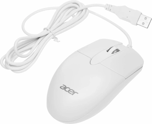 Мышь проводная Acer OMW300 белый, 1200 dpi, USB, кнопки - 3 [ZL.MCECC.01V]