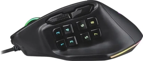 Мышь проводная REDRAGON Aatrox черный, 12400 dpi, USB, кнопки - 15 [71276]