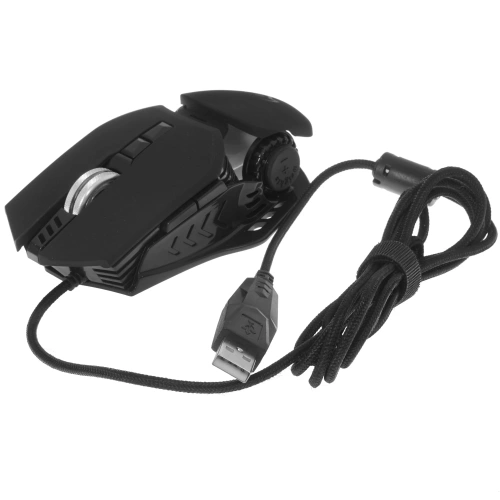 Мышь проводная SVEN RX-G815 черный, 8000 dpi, USB, кнопки - 7 [SV-020057]