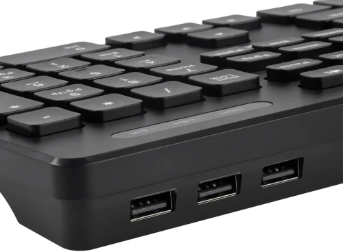 Клавиатура Oklick K733 проводная, USB, черный [K733]