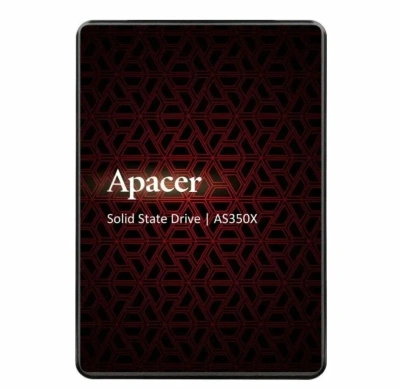 Накопитель SSD Apacer 128Gb PANTHER AS350X SATA 2.5&quot; 7mm, R560/W540 Mb/s, IOPS 80K, MTBF 1,5M, 3D NAND, Retail [AP128GAS350XR-1]