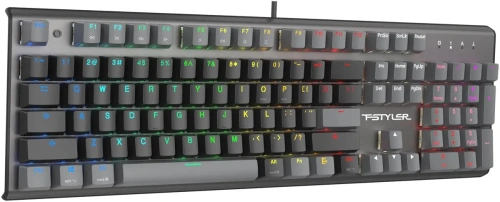 Клавиатура A4Tech Fstyler FS100 Neon проводная, USB, черный [FS100 черный]