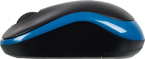 Мышь беспроводная Logitech M185 синий, 1000 dpi, радиоканал, USB, кнопки - 3 [910-002632/910-002239/910-002236]