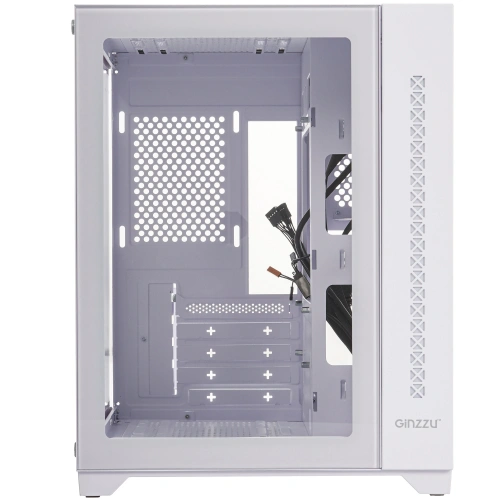 Компьютерный корпус Ginzzu V400 RGb белый [V400]