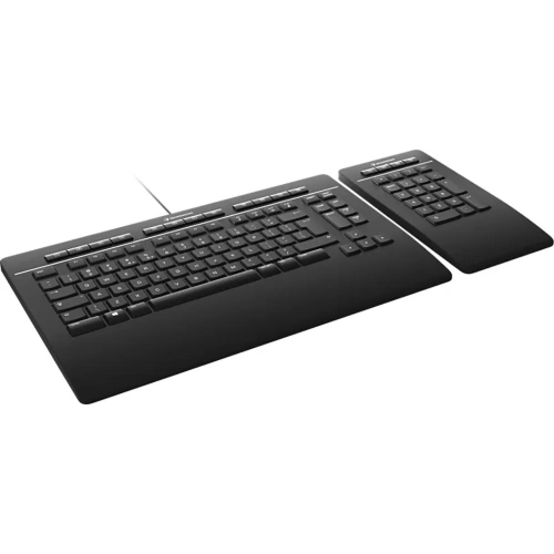 Клавиатура 3Dconnexion 3DX-700092 Keyboard Pro with Numpad проводная USB черный [3DX-700092]