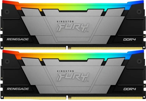Оперативная память Kingston DDR4 2x32GB 3600MHz KF436C18RB2AK2/64 Fury Renegade RGB RTL Gaming PC4-28800 CL18 DIMM 288-pin 1.35В dual rank с радиатором Ret [KF436C18RB2AK2/64]