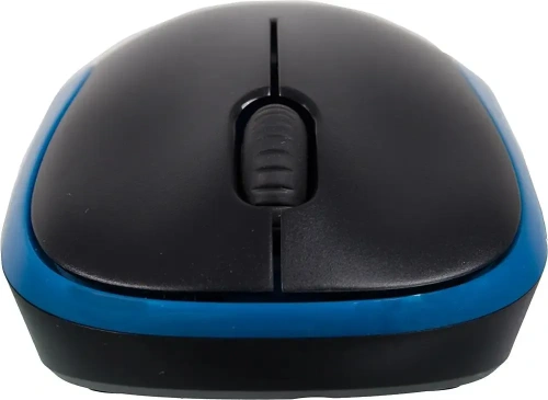 Мышь беспроводная Logitech M185 синий, 1000 dpi, радиоканал, USB, кнопки - 3 [910-002632/910-002239/910-002236]