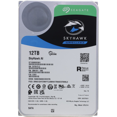 Жесткий диск SATA 12TB 7200RPM 6GB/S 256MB ST12000VE001 SEAGATE [ST12000VE001 ]
