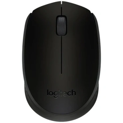 Мышь беспроводная Logitech B170 черный, 1000 dpi, радиоканал, USB, кнопки - 3 [910-004798/910-004659/910-006537]