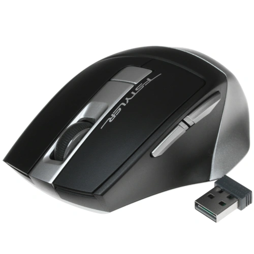 Мышь беспроводная A4Tech Fstyler серый/черный, 2000 dpi, радиоканал [FG35]