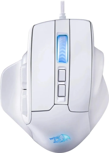 Мышь проводная REDRAGON Bullseye белый, 12400 dpi, USB, кнопки - 8 [71861]