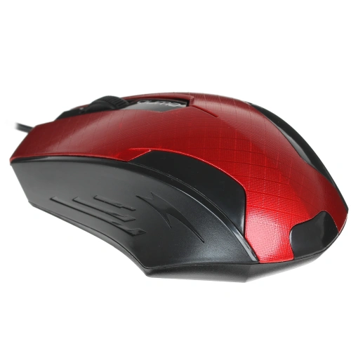 Мышь проводная Qumo Office M14 красный, 1000 dpi, USB, кнопки - 3 [M14 Red]