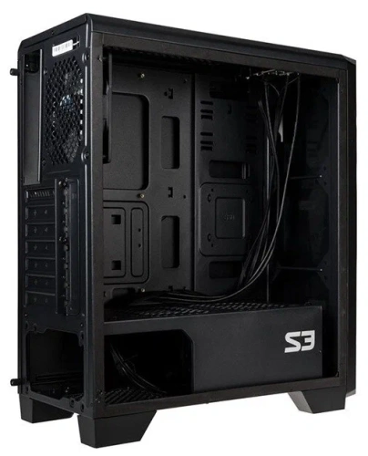 Компьютерный корпус Zalman S3 черный без БП ATX 2x120mm 2xUSB2.0 1xUSB3.0 audio bott PSU [S3]