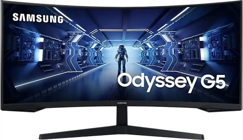 Монитор 34&quot; Samsung Odyssey G5 C34G55TWWI VA 3440x1440, 165 Гц [LC34G55TWWIXCI]