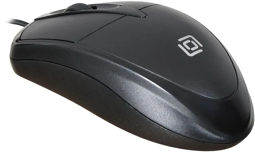 Мышь проводная Oklick 125M черный, 1200 dpi, USB, кнопки - 3 [125M]