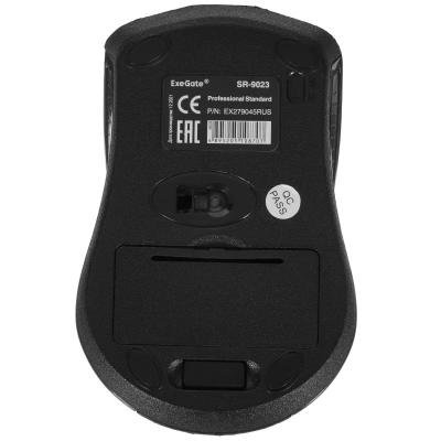 Мышь беспроводная ExeGate Professional Standard SR-9023 черный, 1200 dpi [EX279045RUS]