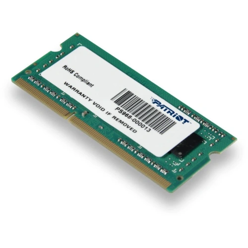 Оперативная память Patriot SL 4Gb DDR3 1600MHz SO-DIMM [PSD34G160081S]