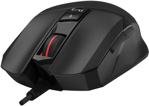 Мышь проводная A4Tech Bloody W65 Max Mini черный, 12000 dpi, USB, кнопки - 9 [W65 MAX MINI STONE BLACK]
