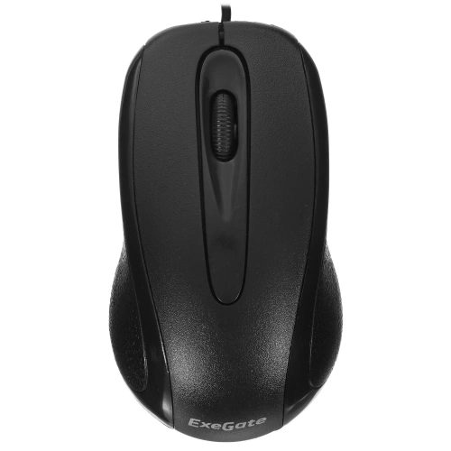 Мышь проводная ExeGate Professional Standard SH-9026 черный, 1000 dpi, USB, кнопки - 3 [EX264099RUS]