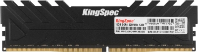 Оперативная память Kingspec 32GB DDR4 3200MHz (1x32GB), DIMM, non-ECC, Ret KS3200D4M13532G [KS3200D4M13532G]