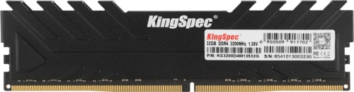 Оперативная память Kingspec 32GB DDR4 3200MHz (1x32GB), DIMM, non-ECC, Ret KS3200D4M13532G [KS3200D4M13532G]