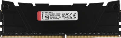 Оперативная память Kingston 8GB 4000MT/s DDR4 CL19 DIMM FURY Renegade Black [KF440C19RB2/8]