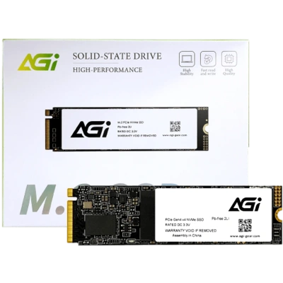Накопитель SSD AGI 1Tb PCIe 4.0 x4, M.2 2280, NVMe, R/W 4700/2800 [AGI1T0G43AI818]