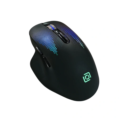 Мышь беспроводная Oklick 636LWC черный, 2400 dpi, радиоканал, USB/USB-C, кнопки - 6 [636LWC черный]