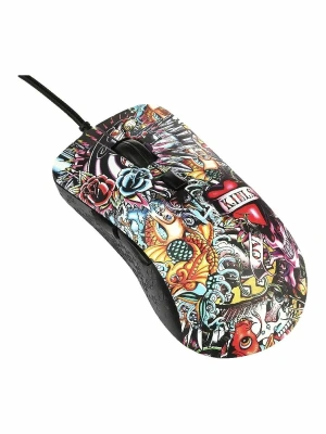 Мышь проводная Qumo Splash M40 черный, 3200 dpi, USB, кнопки - 6 [M83]