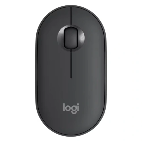 Мышь беспроводная Logitech Pebble M350 графитовый, 1000 dpi, радиоканал, Bluetooth [910-005602]
