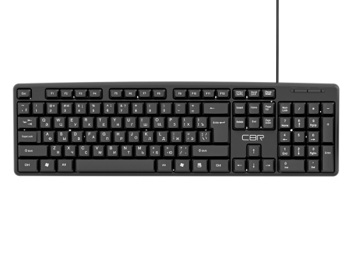Клавиатура CBR KB 100 проводная, USB, черный [KB 100]