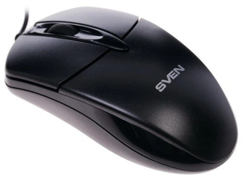 Мышь проводная SVEN RX-112 черный, 800 dpi, USB, кнопки - 3 [SV-03200112UB]