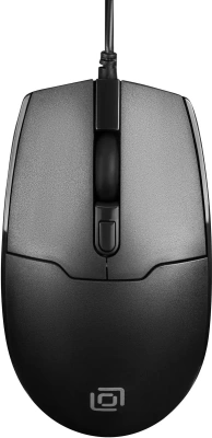 Мышь проводная Oklick 147M черный, 1600 dpi, USB, кнопки - 3 [MW-2001 4D]