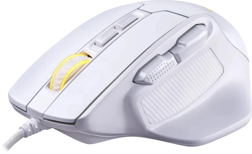 Мышь проводная REDRAGON Bullseye белый, 12400 dpi, USB, кнопки - 8 [71861]