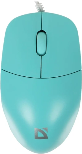 Мышь проводная Defender Azora MB-241 голубой, 1200 dpi, USB, кнопки - 3 [52243]