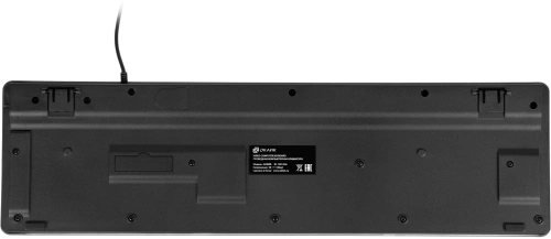 Клавиатура Oklick 420MRL черный USB slim Multimedia LED [420MRL]