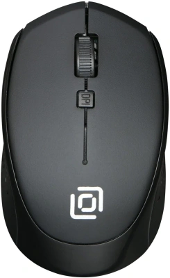 Мышь Oklick 488MW черный, оптическая (1000dpi) беспроводная USB (4but) [SR-1807 BLACK]