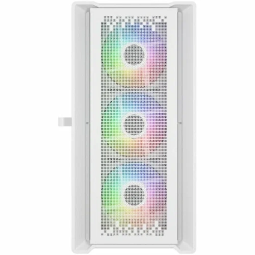 Компьютерный корпус Powercase ByteFlow Micro White, Tempered Glass, 4х 120mm ARGB fans, ARGB HUB, белый, mATX [CAMBFW-A4]